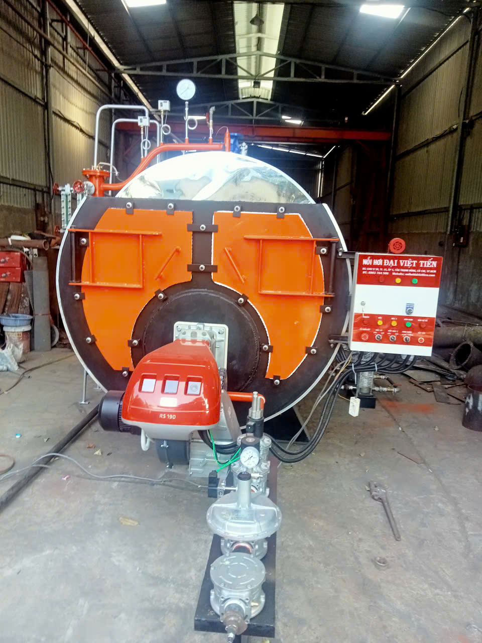 Nồi Hơi Đốt Dầu, Gas