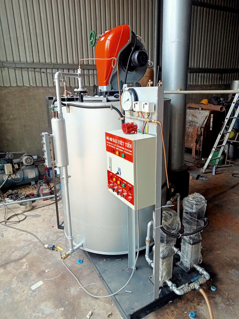 Nồi Hơi Đốt Dầu, Gas