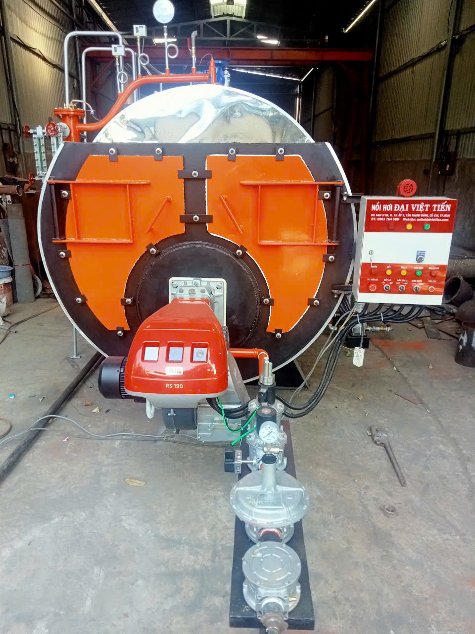 Nồi Hơi Đốt Dầu, Gas