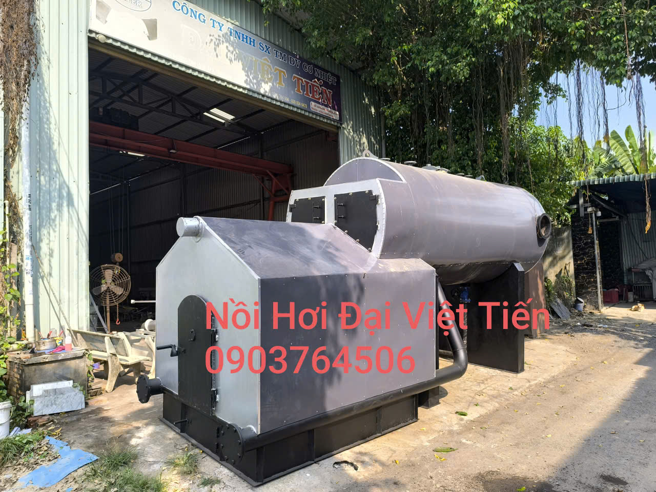 Nồi hơi đốt than, củi, trấu ép, bán tầng sôi